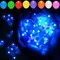50 Pcs Blue LED Balloon Light, Round LED Ball Lamp Tiny Led Lighting Decoration for Indoor Outdoor Party Event Fun Wedding Festival Birthday Halloween Christmas Party Supplies